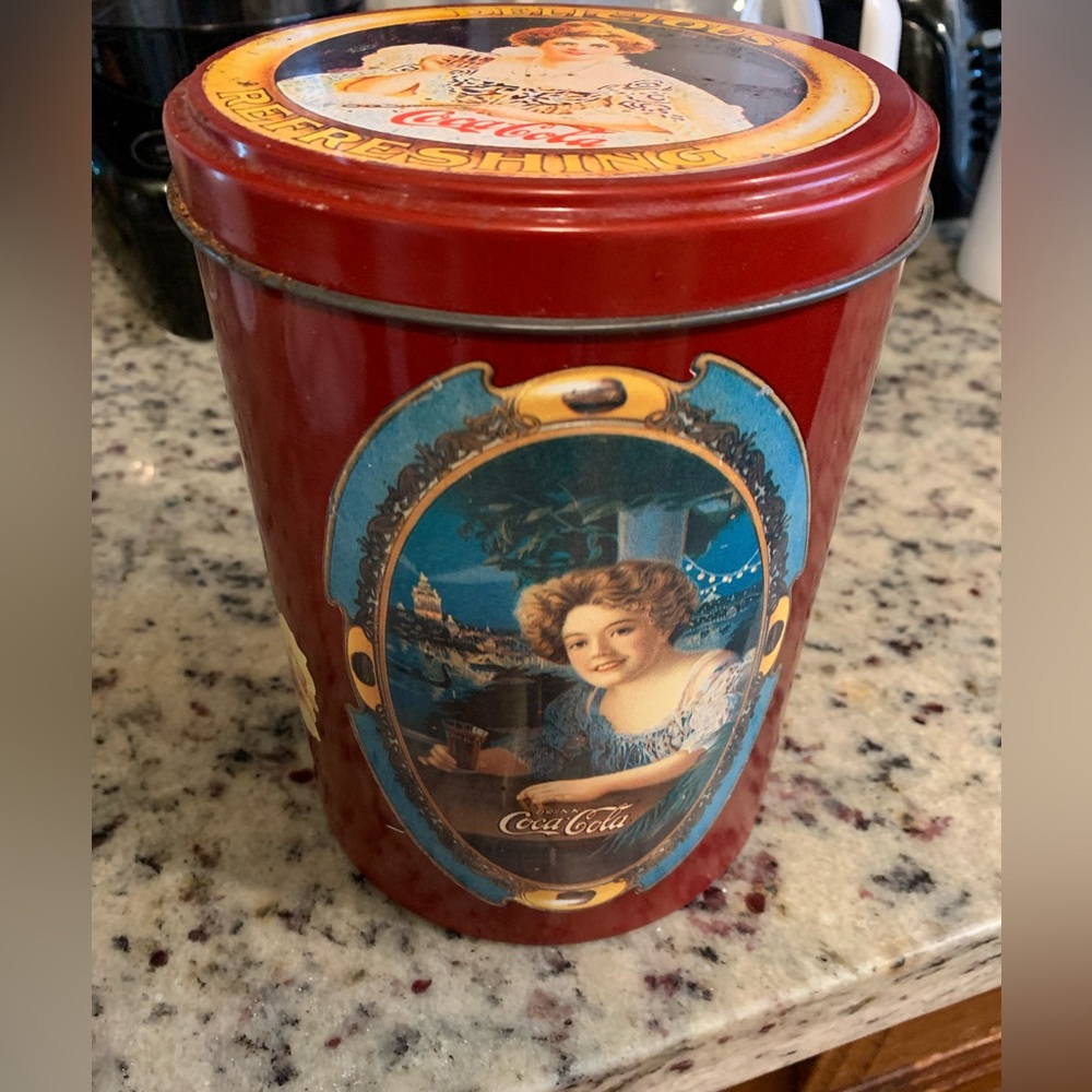 Vintage Coca Cola Canister